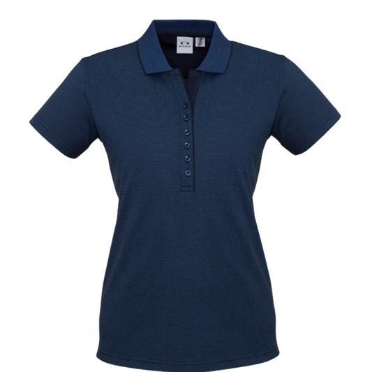 Womens Shadow Short Sleeve Polo